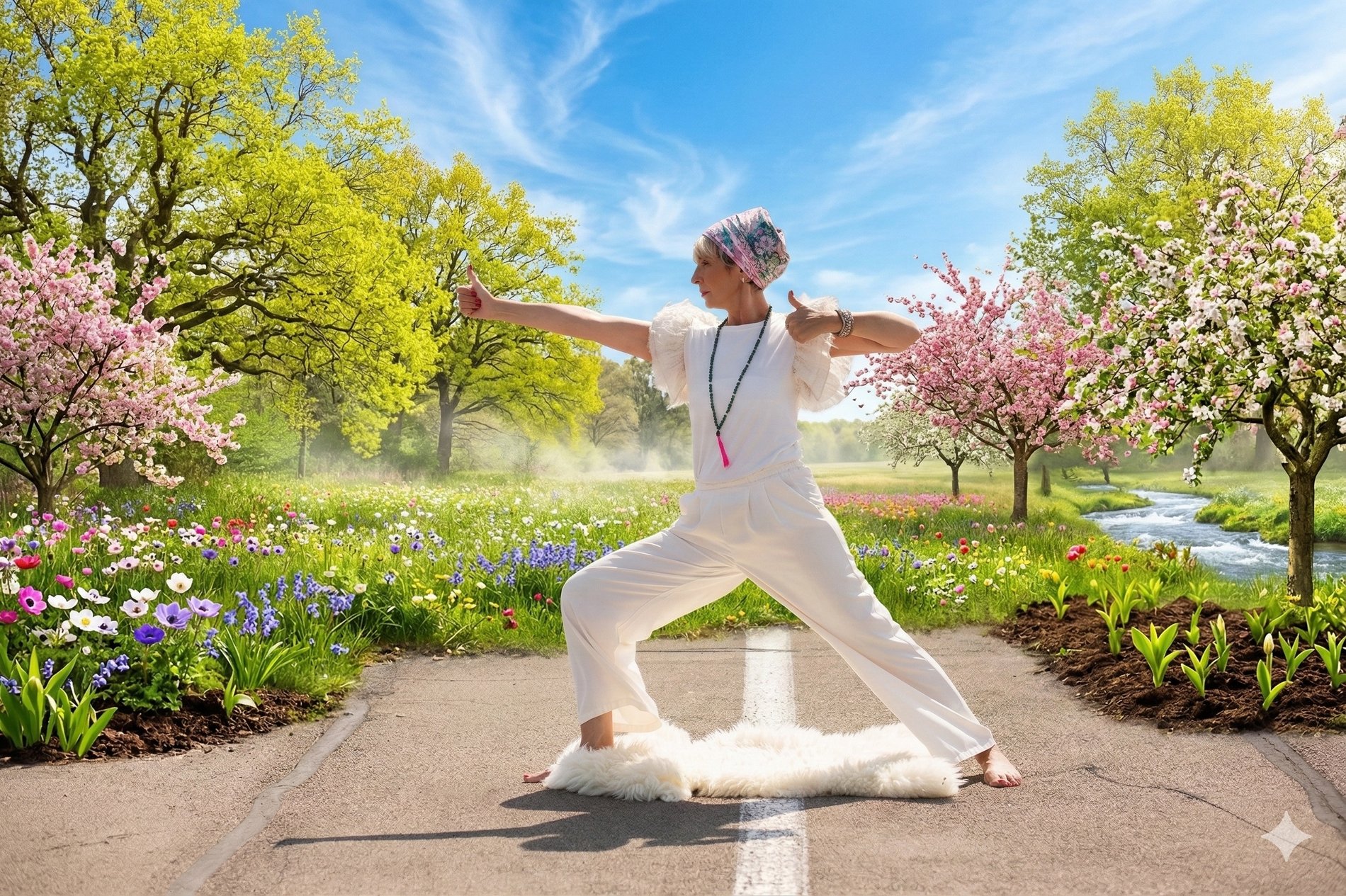 Virginie Vitcz, guerrière en fleurs, Yoga Kundalini